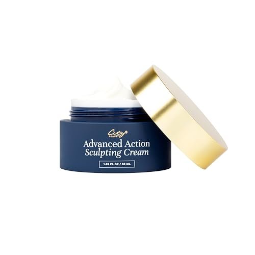 City Beauty Advanced Action Sculpting Cream - Firming Cream for Saggy Jawline, Drooping Face & Neck Wrinkles Avelisse