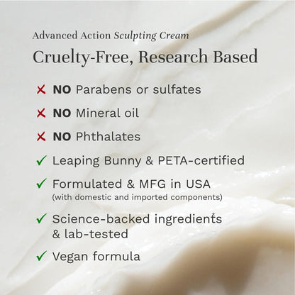 City Beauty Advanced Action Sculpting Cream - Firming Cream for Saggy Jawline, Drooping Face & Neck Wrinkles Avelisse
