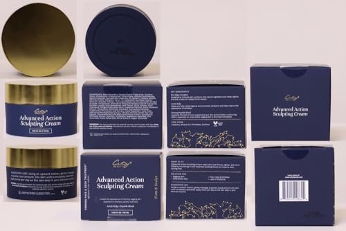 City Beauty Advanced Action Sculpting Cream - Firming Cream for Saggy Jawline, Drooping Face & Neck Wrinkles Avelisse