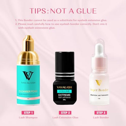 VAVALASH Lash Bonder for Eyelash Extensions – Water and oil resistant formula – Image 10