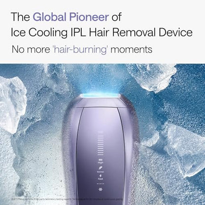 Ulike Air 10 IPL Laser Hair Removal Device – Permanent Hair Reduction with Ice-Cool Technology for Nearly Painless Home Use (Roland Purple) Avelisse