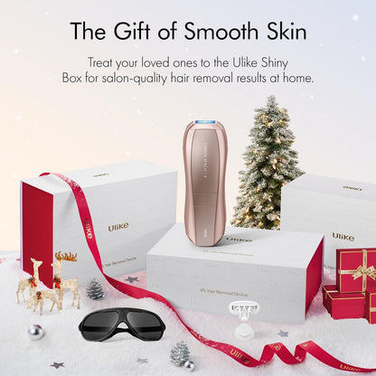 Ulike Air 10 IPL Laser Hair Removal Device for Women and Men – 65°F Ice-Cooling, Dual Lights, Skin Sensor & USHR Mode, Nearly Painless and Long-Lasting Results, Pink Avelisse