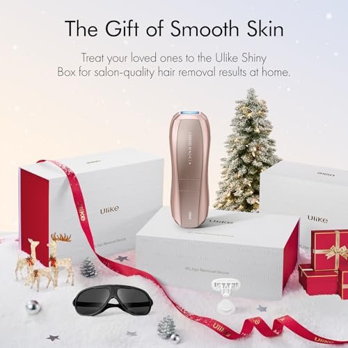 Ulike Air 10 IPL Laser Hair Removal Device for Women and Men – 65°F Ice-Cooling, Dual Lights, Skin Sensor & USHR Mode, Nearly Painless and Long-Lasting Results, Pink Avelisse