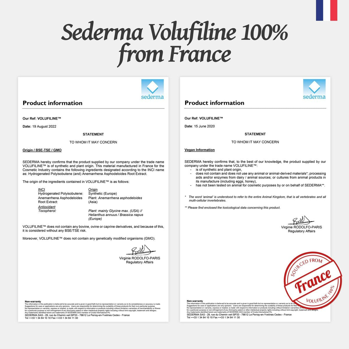 Volufiline 12.5ml – 100% Pure Volufiline from SEDERMA France | DIY Skincare Face Serum for Fine Lines & Elasticity - görsel 7
