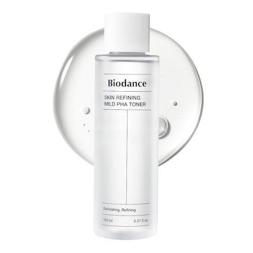 Biodance Skin Refining Mild PHA Toner – Gentle Exfoliating & Hydrating Face Toner for Sensitive Skin with Ceramides & NMF, 5.07 fl oz (150ml) Avelisse