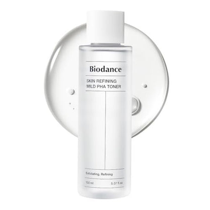 Biodance Skin Refining Mild PHA Toner – Gentle Exfoliating & Hydrating Face Toner for Sensitive Skin with Ceramides & NMF, 5.07 fl oz (150ml) Avelisse