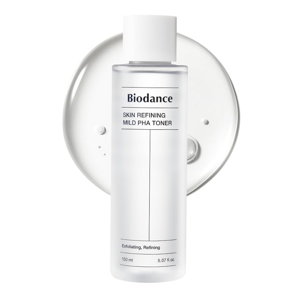 Biodance Skin Refining Mild PHA Toner – Gentle Exfoliating & Hydrating Face Toner for Sensitive Skin with Ceramides & NMF, 5.07 fl oz (150ml) Avelisse