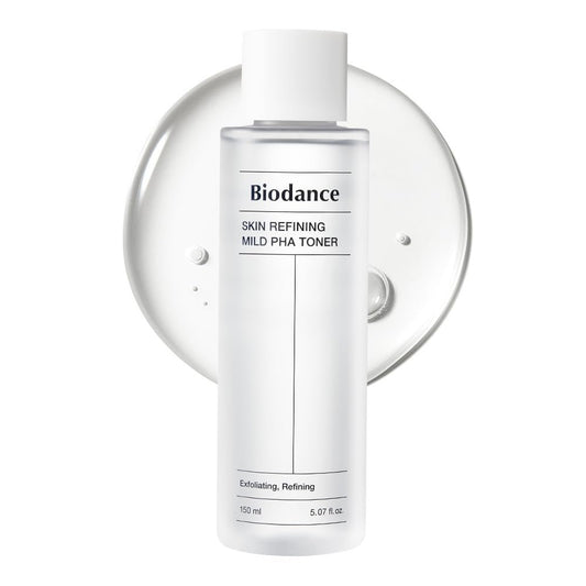 Biodance Skin Refining Mild PHA Toner – Gentle Exfoliating & Hydrating Face Toner for Sensitive Skin with Ceramides & NMF, 5.07 fl oz (150ml) Avelisse