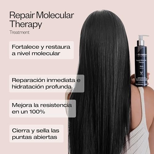 abril et nature Professional Shampoo Molecular Therapy – Restructures, Repairs & Fills Hair Fiber for Extremely Damaged, Overprocessed or Aging Hair – Healthy & Strong – 250 ml - görsel 13