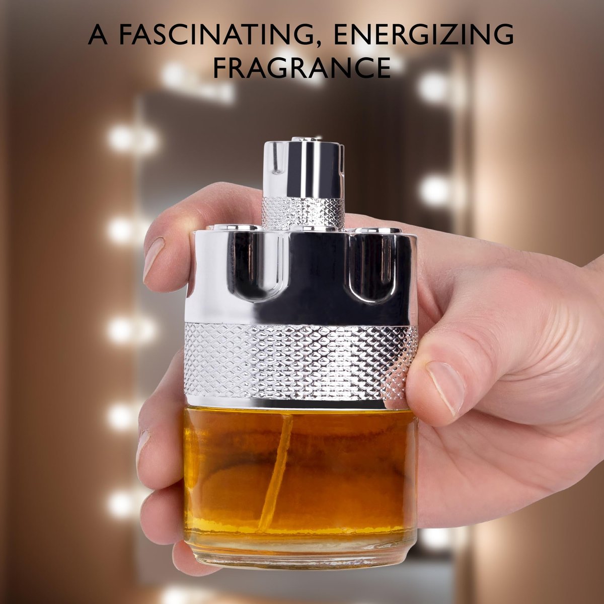 Azura Noir for Men Eau De Parfum - Woody Spicy Long-Lasting Cologne with Lemon, Ginger, Mint & Lavender - 100ml Avelisse