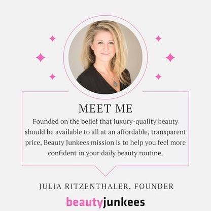 Beauty Junkees Flat Concealer Brush Under Eye - Small Concealer Brush for Foundation, Eyebrows, Nose Contour, Color Corrector, Cream & Powder Cosmetics - Synthetic Bristles