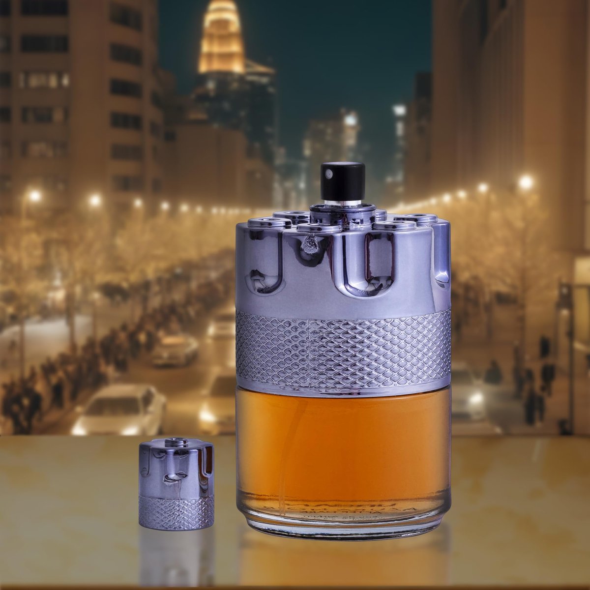 Azura Noir After Dark Eau De Parfum for Men - Woody Spicy Long-Lasting Cologne, Top Notes of Lemon, Mandarin Orange, Lavender & Cinnamon, 100ml Avelisse