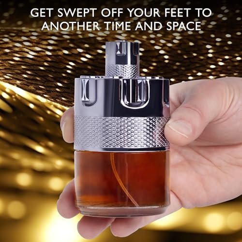 Azura Noir After Dark Eau De Parfum for Men - Woody Spicy Long-Lasting Cologne, Top Notes of Lemon, Mandarin Orange, Lavender & Cinnamon, 100ml Avelisse