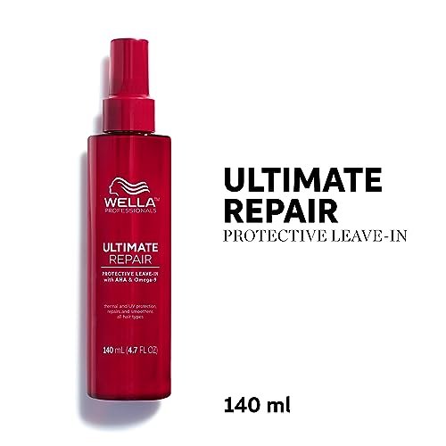 Wella Professionals ULTIMATE REPAIR Protective Leave-In Treatment – Thermal & UV Protection, Repairs & Smoothens Damaged Hair, 4.7 Fl Oz Avelisse