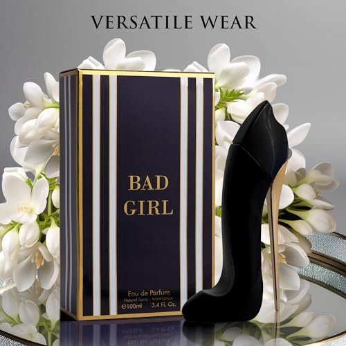 Bad Girl Eau De Parfum for Women - Top Notes of Bergamot & Lemon Blend with Almond & Coffee - Middle Notes of Vanilla, Cinnamon & Cacao - Perfume Suitable For Day & Night - Elegant 100ml Bottle Avelisse