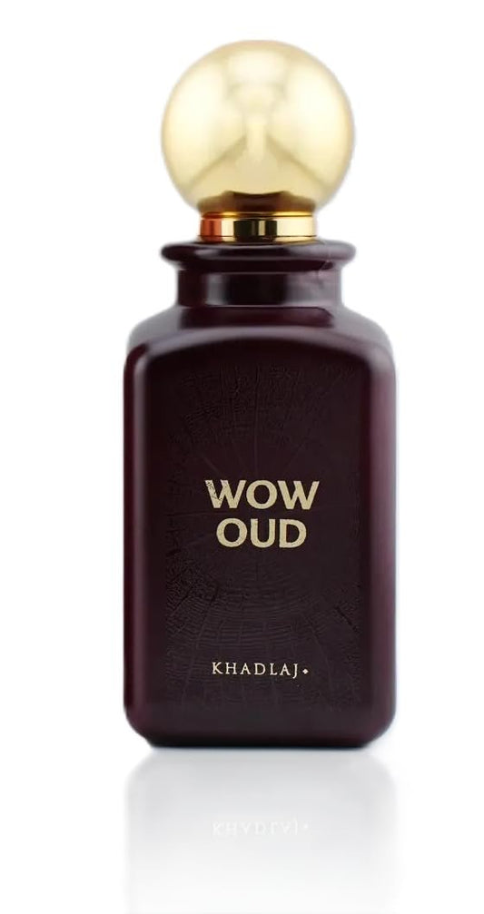 Khadlaj Wow Oud Eau de Parfum Spray for Unisex, 3.4 oz – Premium Woody Fragrance