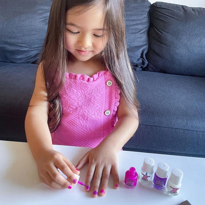 Piggy Paint Showstopper Starter Set: 100% Non-Toxic, Cruelty-Free Kids Nail Polish (4-Pack) Avelisse