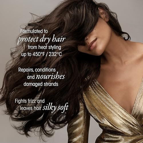 Oribe Gold Lust Dry Heat Protection Spray - Heat Protectant for Dry Hair, 5.2 oz Avelisse
