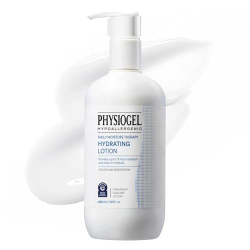 Physiogel Daily Moisture Therapy Hydrating Lotion – 72H Lasting Hydration for Dry & Sensitive Skin, 13.5 fl. oz. Avelisse