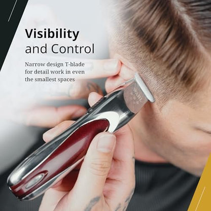 Wahl Professional 5 Star Align Trimmer - Cordless Narrow T-Blade Trimmer for Precision Beard & Mustache Grooming Avelisse