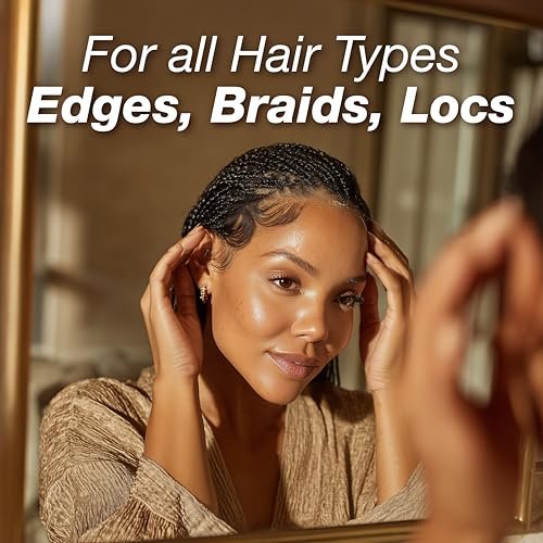 Lux Collection Edge Control Gel for 4C Hair - Maximum Hold 48 Hour Edge Control with Castor Oil & Biotin, 3.53 oz - görsel 10