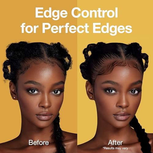 Lux Collection Edge Control Gel for 4C Hair - Maximum Hold 48 Hour Edge Control with Castor Oil & Biotin, 3.53 oz - görsel 8