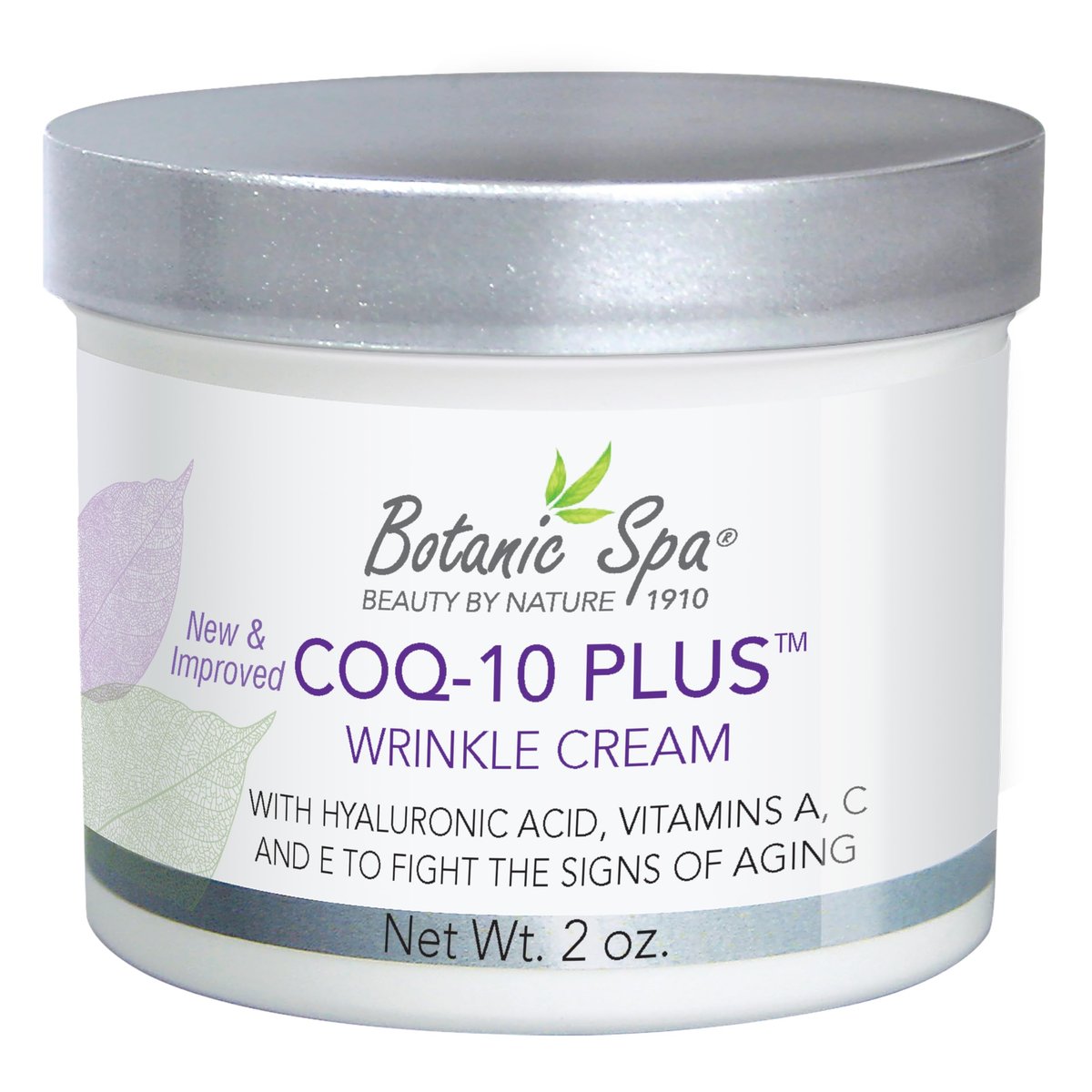 Botanic Spa CoQ-10 Plus Wrinkle Cream – Hyaluronic Acid, Vitamins A, C & E – Diminish Lines & Wrinkles – 2 oz - görsel 1