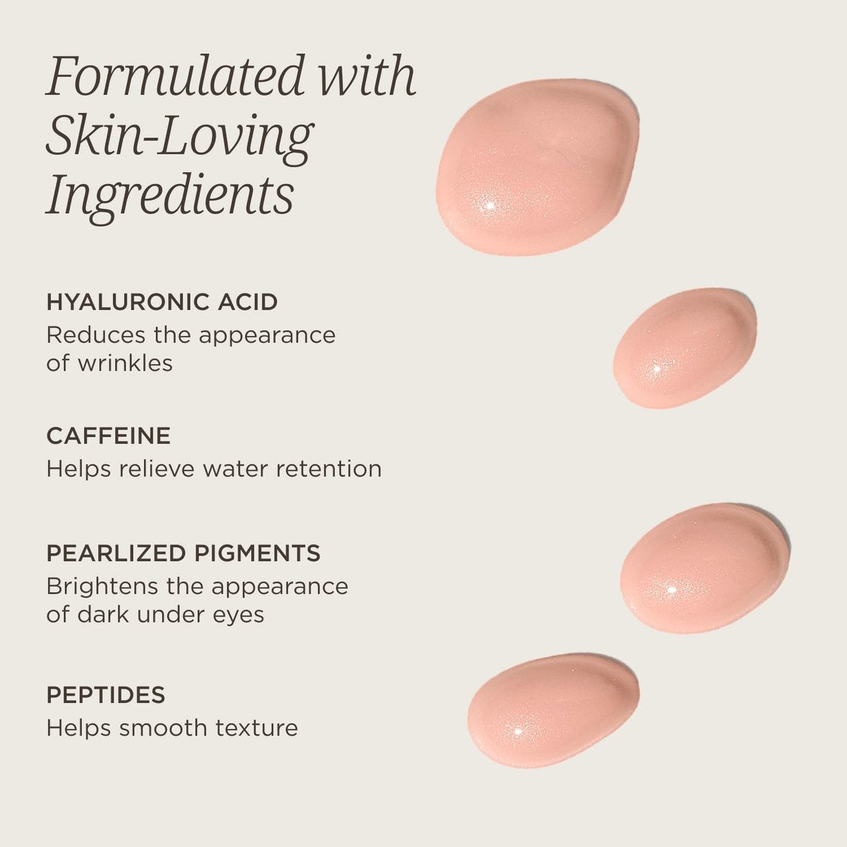 COLLEEN ROTHSCHILD Illuminating Tinted Eye Cream - Instant Brightening, Dark Circle Reduction with Hyaluronic Acid, Caffeine, and Peptides (0.5 fl oz) Avelisse