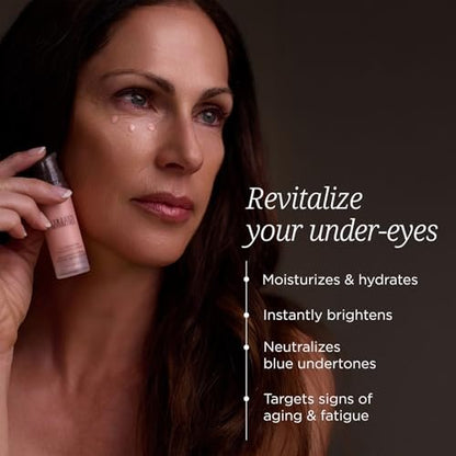 COLLEEN ROTHSCHILD Illuminating Tinted Eye Cream - Instant Brightening, Dark Circle Reduction with Hyaluronic Acid, Caffeine, and Peptides (0.5 fl oz) Avelisse
