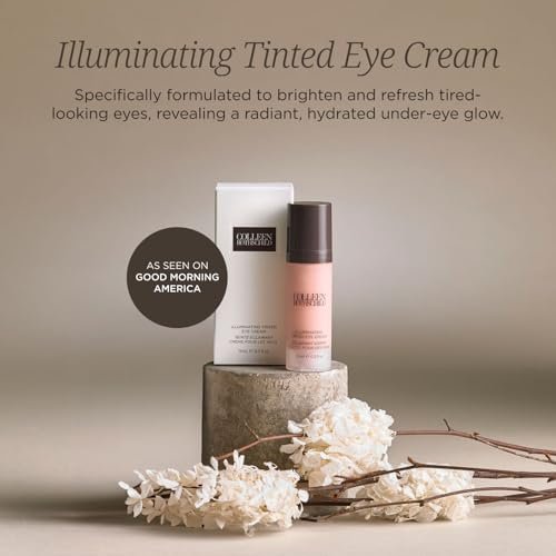 COLLEEN ROTHSCHILD Illuminating Tinted Eye Cream - Instant Brightening, Dark Circle Reduction with Hyaluronic Acid, Caffeine, and Peptides (0.5 fl oz) Avelisse
