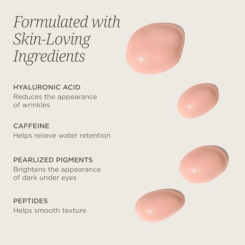 COLLEEN ROTHSCHILD Illuminating Tinted Eye Cream - Instant Brightening, Dark Circle Reduction with Hyaluronic Acid, Caffeine, and Peptides (0.5 fl oz) Avelisse