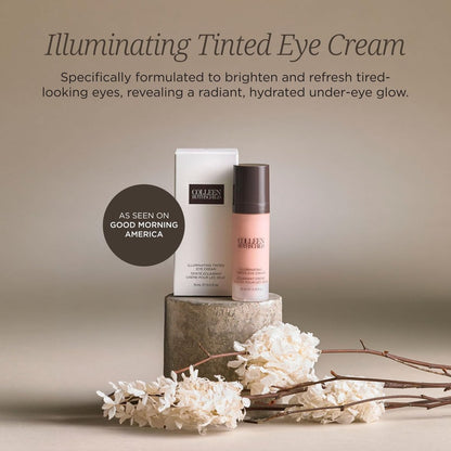COLLEEN ROTHSCHILD Illuminating Tinted Eye Cream - Instant Brightening, Dark Circle Reduction with Hyaluronic Acid, Caffeine, and Peptides (0.5 fl oz) Avelisse