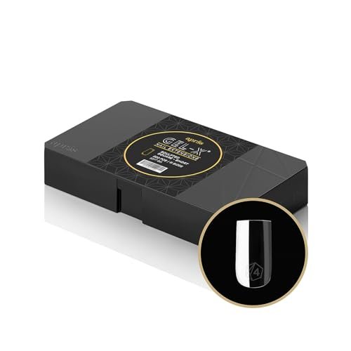 Aprés Gel-X® Sculpted Square Short Tip Box | 500pc Gel-X Nail Tips, 11 Sizes 00-9, Premium Quality for Professional Nail Extension Avelisse