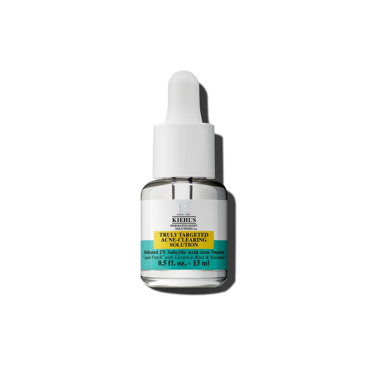 Kiehl's Truly Targeted Acne-Clearing Pimple Patch with 2% Salicylic Acid, Invisible Liquid Spot Treatment, 4% Niacinamide & 0.2% Licorice Root - 0.5 fl oz Avelisse