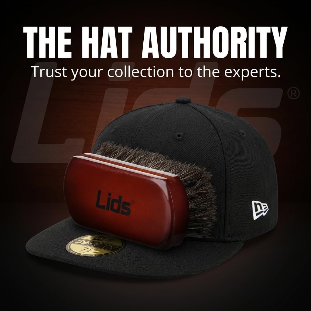 Lids Premium Horsehair Hat Brush – Soft Bristle Wood Handle Felt Hat Cleaner for Cowboy, Felt, Wool Fedoras, Baseball Caps & Snapbacks - görsel 13