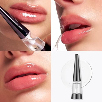 VTCOSMETICS Reedle Shot Lip Plumper - Moisturizing Transparent Lip Gloss, Fragrance-Free, 0.15 oz (4.3 g) - Korean Cosmetics (Expert) Avelisse