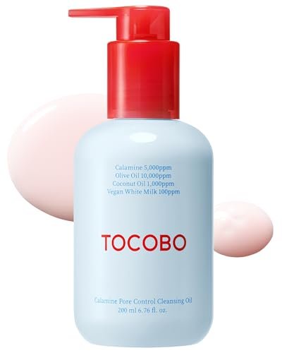 TOCOBO Calamine Pore Control Cleansing Oil – Deep Cleanse Blackheads & Makeup, 200ml Avelisse