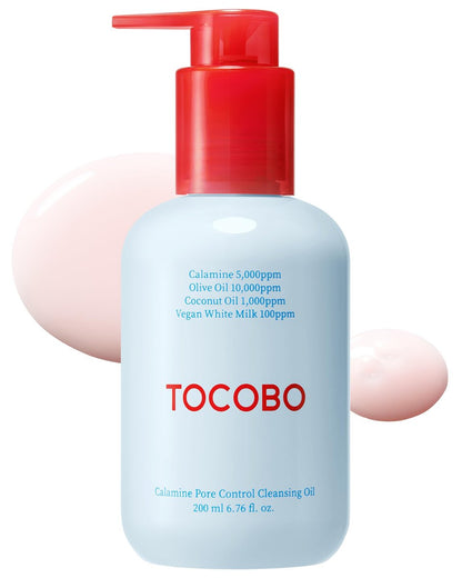 TOCOBO Calamine Pore Control Cleansing Oil – Deep Cleanse Blackheads & Makeup, 200ml Avelisse