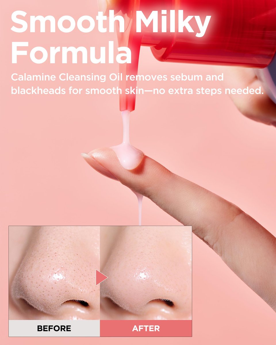TOCOBO Calamine Pore Control Cleansing Oil – Deep Cleanse Blackheads & Makeup, 200ml Avelisse