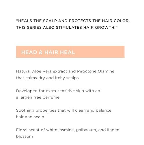Maria Nila Head & Hair Heal Shampoo & Conditioner Set – Soothing Aloe Vera for Dry & Itchy Scalps, 100% Vegan & Sulfate/Paraben Free (2 x 16.9 Fl Oz) Avelisse