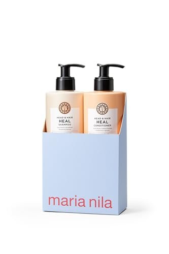 Maria Nila Head & Hair Heal Shampoo & Conditioner Set – Soothing Aloe Vera for Dry & Itchy Scalps, 100% Vegan & Sulfate/Paraben Free (2 x 16.9 Fl Oz) Avelisse