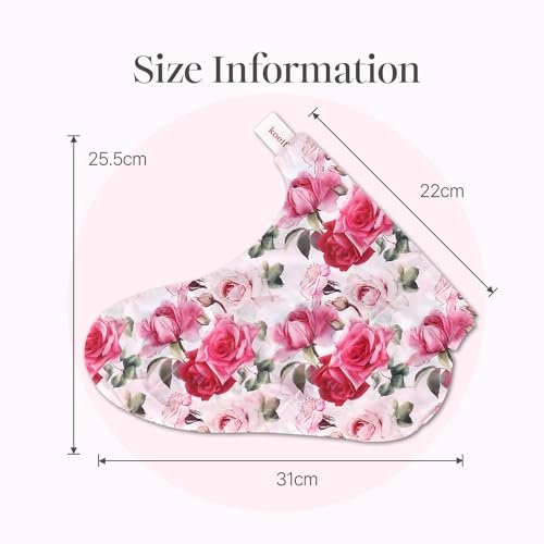 Koelf Rose Petal Satin Foot Mask (5 Pairs) – Korean Intensive Nourishing Socks for Smooth, Soft Feet - görsel 12