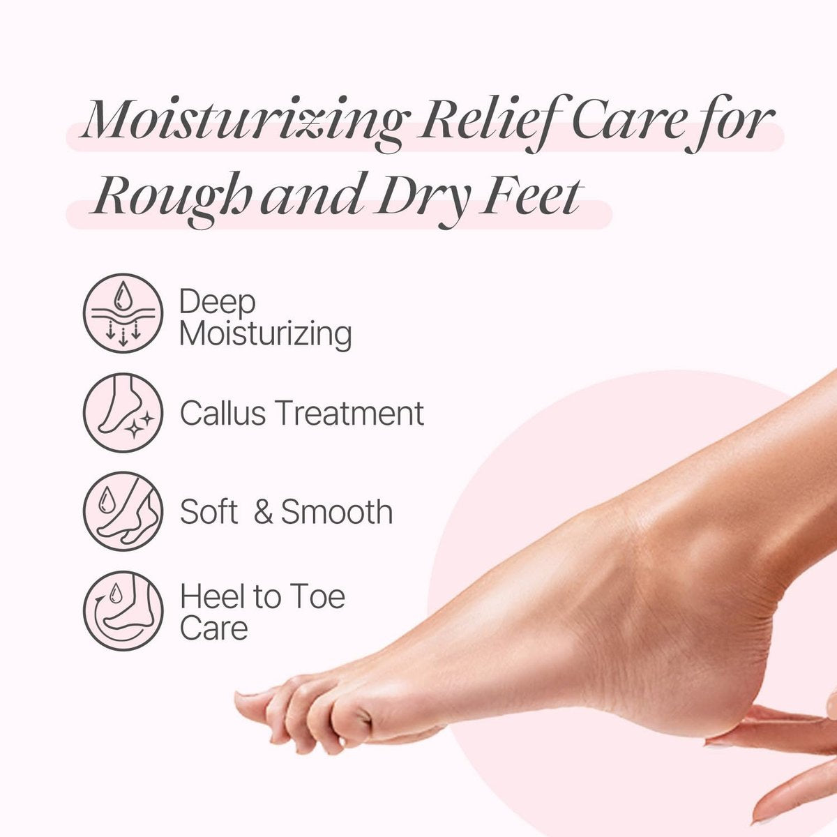 Koelf Rose Petal Satin Foot Mask (5 Pairs) – Korean Intensive Nourishing Socks for Smooth, Soft Feet - görsel 5