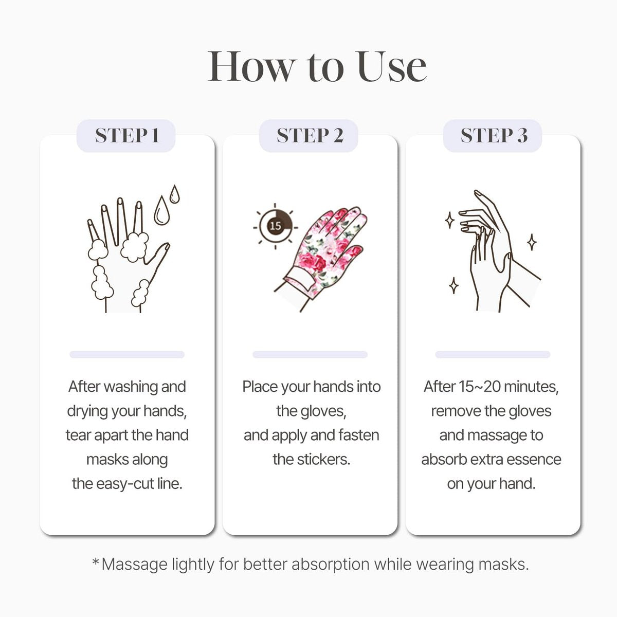 Koelf PETITFEE Rose Petal Satin Hand Mask (5 Pairs) – Intensive Nourishing & Moisturizing Gloves with Peptide, Collagen, Shea Butter for Silky Smooth Hands - görsel 13