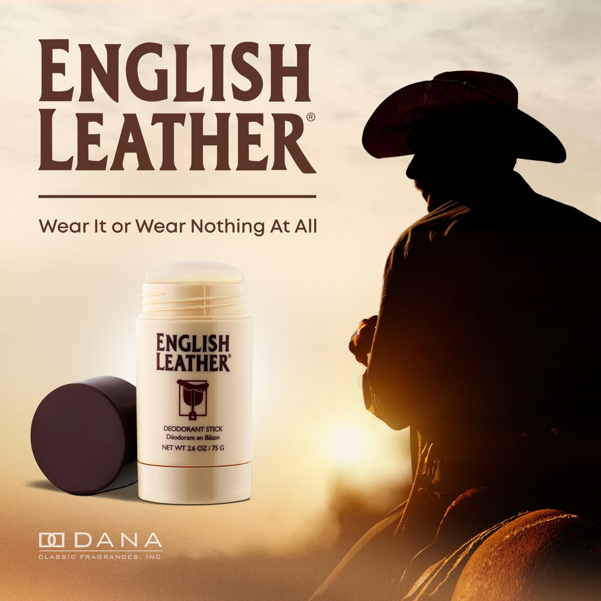 English Leather Deodorant for Men - Classic & Masculine with Long Lasting Citrus, Aromatic & Woody Scent (2.6 Oz / 75 g) Avelisse