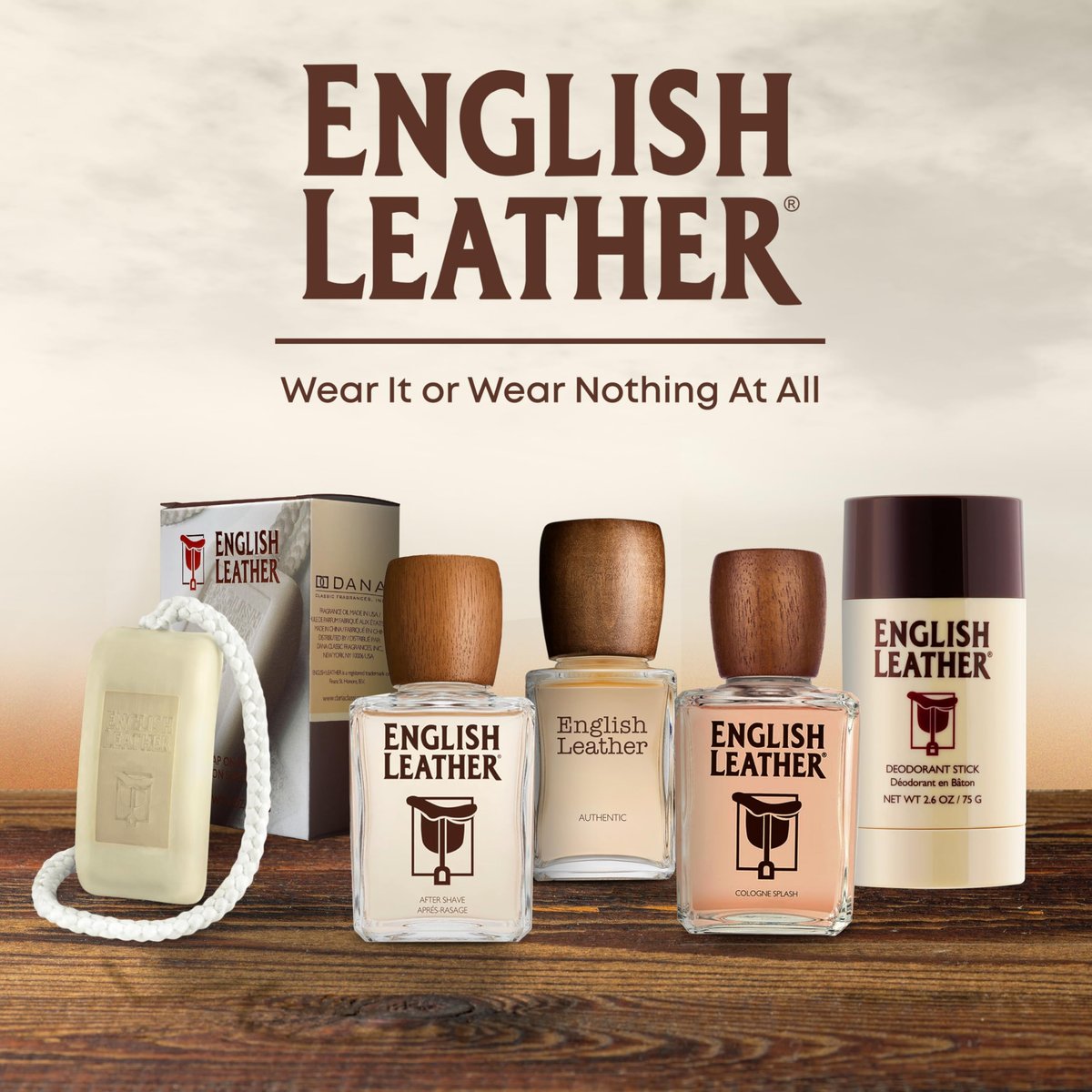 English Leather Deodorant for Men - Classic & Masculine with Long Lasting Citrus, Aromatic & Woody Scent (2.6 Oz / 75 g) Avelisse
