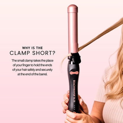 The Beachwaver Co. B1.25 Rotating Curling Iron - Pink Sunset - 1 1/4-Inch Automatic Ceramic Curler for Medium-to-Long Hair Avelisse
