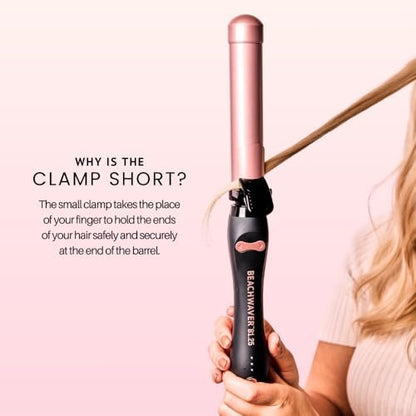 The Beachwaver Co. B1 Rotating Curling Iron - Pink Sunset | Automatic 1-Inch Ceramic Curling Iron for All Hair Lengths Avelisse