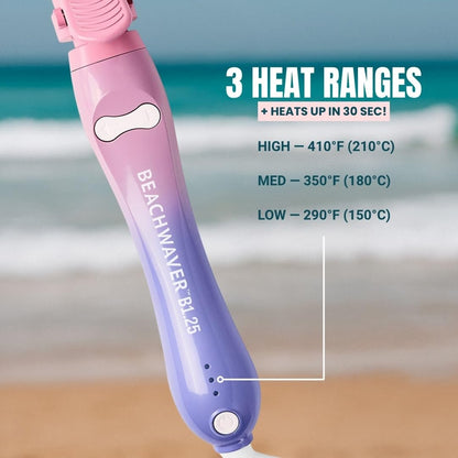 The Beachwaver Co. B1.25 Rotating Curling Iron - Pink Sunset - 1 1/4-Inch Automatic Ceramic Curler for Medium-to-Long Hair Avelisse