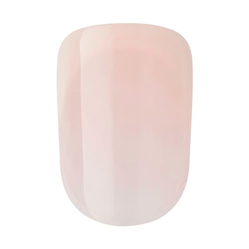 imPRESS No Glue Mani Press On Nails - French 'Heroic' Light Neutral + White Tip, Short Squoval, 30 Nails + Prep Pad & Tools - görsel 14